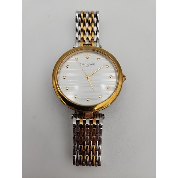 Parts Only Kate Spade Varick Two Tone Stainless Steel Ladies Watch - Picture 3 of 15